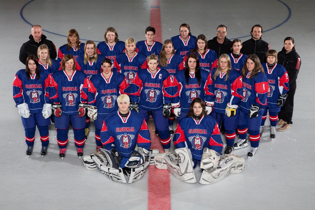 Slovenska ženska hokejska reprezentanca (foto: Samo Vidic)